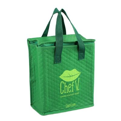 China Wholesale custom made ice cooler food hot polyester PVC logo bag handle picnic bag for sale