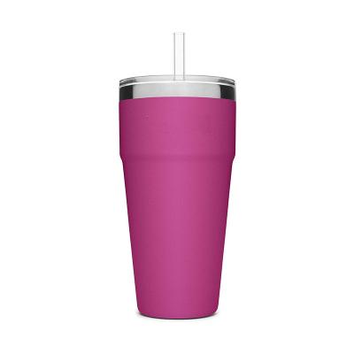 China BSCI Factory Supplier Double Wall Water Tumbler Cup Stainless Vacuum 24oz Straw Tumbler for sale