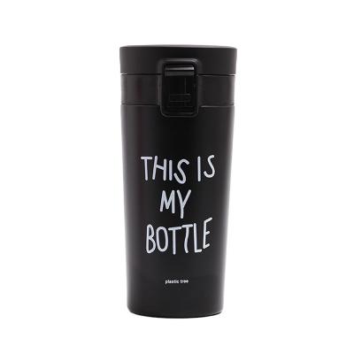 China BPA Free One-Touch Open Insulated Coffee Mug Double Wall Stainless Steel Travel Thermos Vacuum Water Tumbler for sale