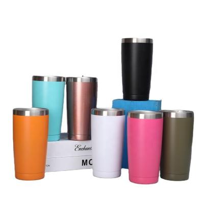 China BPR Free Double Wall Insulated Stainless Steel Water Tumbler Vacuum Car Cup Outdoor Travel Cup With Lid for sale