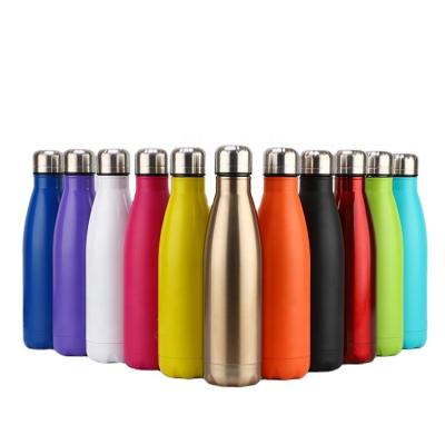 China Customizable logo portable outdoor travel vacuum stainless steel creative water bottle for sale