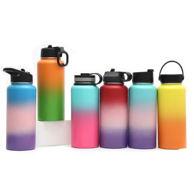 China custom 18oz 32oz 40oz double wall vacuum flask insulated 18/8 stainless steel spor tbottles en venta