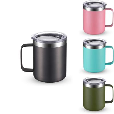 Chine In Stock Food Grade Insulated Coffee Mug Double Wall 304 Stainless Cup Vacuum With Handle à vendre