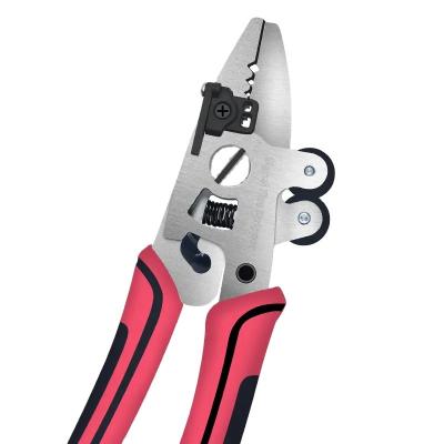 China Fire Optical pliers Low Price Signal Fire pliers ZSQ-08 8-in-1 Wire stripper scissors Miller pliers FTTH Tool kit for sale