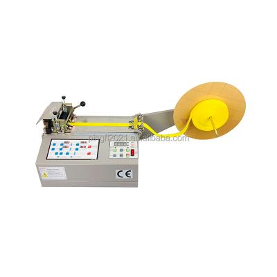 China Motorized Type PFL-419 Cheapest Price Cold Cut Automatic Computer Small Electric Nylon Cloth Tape Cutting Machine for sale