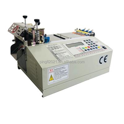 China Motorized Type PFL-490 High Speed ​​Length Adjustable Stable Electric Automatic Tape Feeding Cold Blades Cutting Tape Cutter Equipment for sale