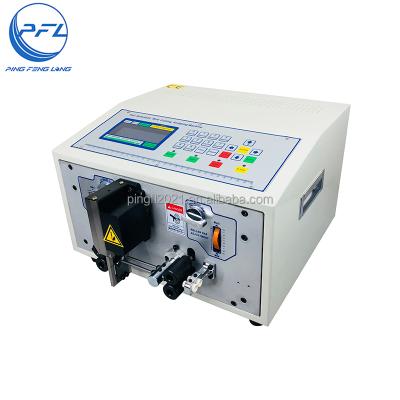 China PVC Cable PFL-02D Double Channels PVC Insulated Automatic Cable Wire Stripping Machine for sale