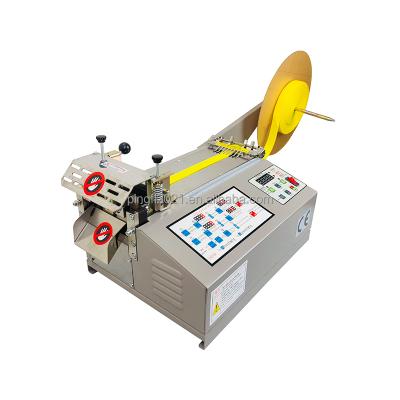 China Motorized Type PFL-419L High Precision Computer Scalloped Cold Knives Ribbon Cutting Machine for sale