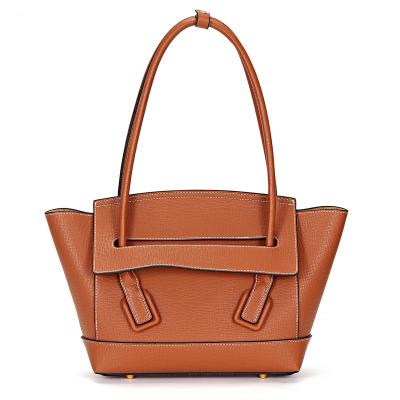 China high quality & OEM designer inspired brown leather tote bag epsom pattern ladies handbags women handbags genuine durable genuine china for sale