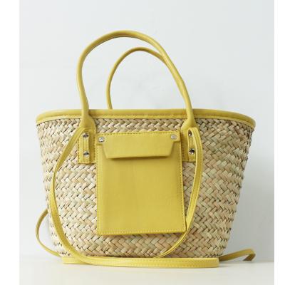 China 2021 Women's Other Summer Designer Float Grass Tote Bag Luxury Beach Bucket Weaving Bags Large for sale