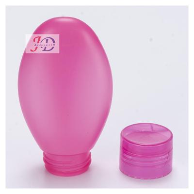 China Low Moq Personal Care Cheap Colored Squeeze Bottles, Best Selling 90Ml Amber Soft Hdpe Shampoo Bottle for sale