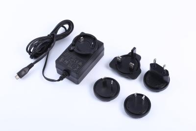 China AU EU US UK Interchangeable Plug Power Adapter 48W 9V 5A 12V 4A 15V 3A 24V 2A for sale