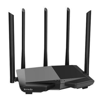 China High-performance 1167Mbps home network wifi router Tenda AC7 five wall 5dBi penetration antennas home router for sale