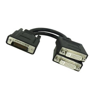 China Hot Sale DMS 59pin Male To Dual Male DVI 24+5 ES-T259 Splitter Extension Cable for sale