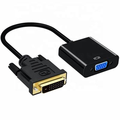 China COMPUTER Male To Female Video Cable 24+1 DVI To VGA Adapter Cable For Computer Laptop TV Monitor for sale