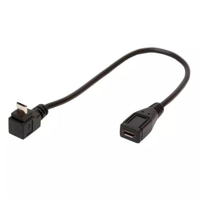 China stable data link & Micro Load B 5 Terminal 90 Degree Extension Cable Male To Female Adapter for sale