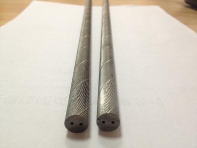 China Carbide rod with two spiral holes Tungsten carbide rods wtih two spiral holes Diameter 16,18,20 for sale