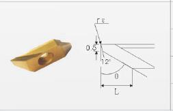 China Carbide turning inserts Back Turning LTBPA insert for machining small parts in all material for sale