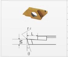 China Carbide cut-off insert parting off insert Cut-off insert inserts for machining small parts LCTP machining diameter≤7mm for sale