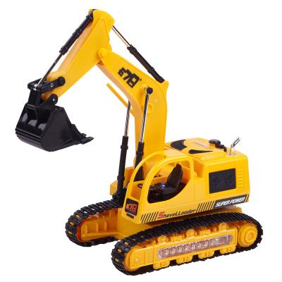 China High Quality Big Forward RC Excavator Toy For Kids RC Construction Remote Control Tractor for sale