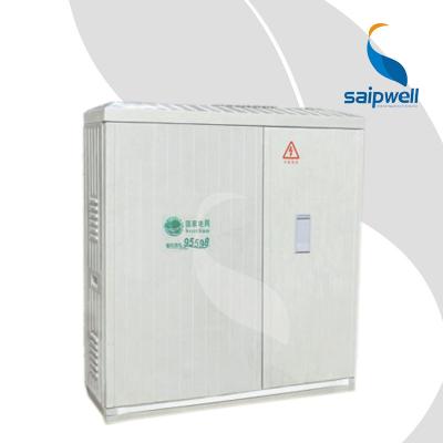 China Industry SAIPWELL Electrical PDB Series IP54 Floor Standing SMC Fiberglass Cabinet Enclosure for sale