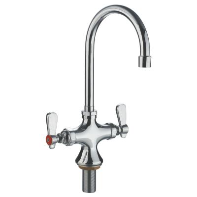 China Factory Supply Industrial Kitchen Sink Hot And Cold Water Mixing Faucet Set With Brass Cartridge for sale