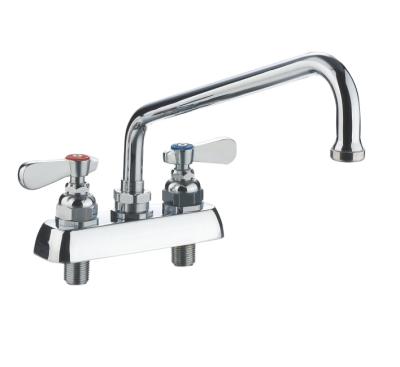 China Industrial Double Holes Swing Spout Faucets For Kitchen Application Commercial Hotel Faucets for sale