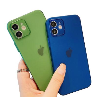 China Shock Resistant Dirt Shockproof Anti Protect Ultra Thin Matte Transparent Cell Phone Case For iPhone 12 13 14 Pro Max for sale