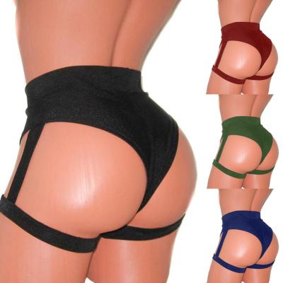 China Lace up sexy lace panties band plus size high cutout sexy underwear women panties female hot mesh panties 5xl brief for sale