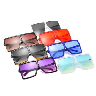 China For Reading Glasses 2022 Funky Sunglasses Shades Frame Women Big Frame Hip-hop Fashion Eyewear PC Oversized Square Accessories Sunglasses for sale