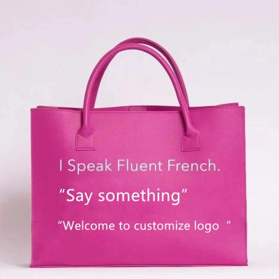 China Fashion Custom Logo Woman Handbag JE PARLE FLUIDE French Vintage Tote Lady Bags Large PU Leather Bags For Women Tote Bag for sale