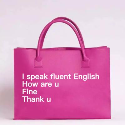 China Fashion Custom Logo Woman Handbag JE PARLE FLUIDE French Vintage Tote Lady Bags Large PU Leather Bags For Women Tote Bag for sale