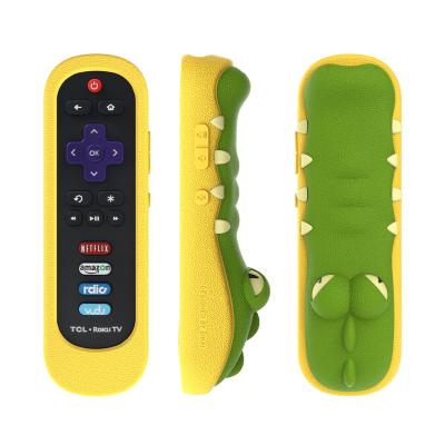 China Waterproof Shock Make TV Controller Skin Anti Slip Remote Silicone Case Protective Cover For TCL Roku TV Resistant Steaming Stick 3600R 3800/3900 for sale