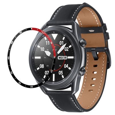 China Metal Protective Ring For Samsung Galaxy Watch 3 Watch Bezel 41mm 45mm Ring Insert For Smart Watch Bezels for sale