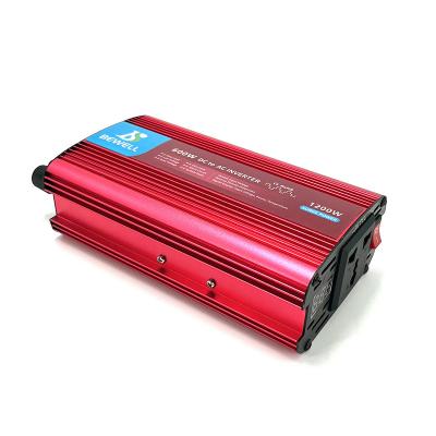 China Shell 12v 24v material smart power inverter 1000w dc to ac 110v 220v modified sine wave for camping for sale