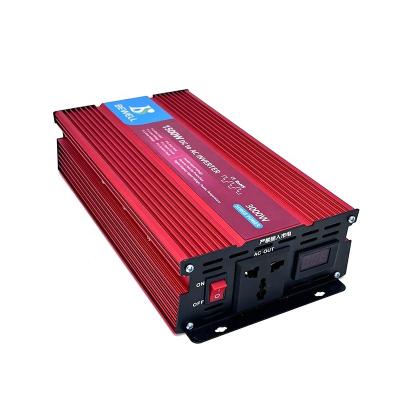 China Material Modified Shell Sine Wave Inverter 1500w AC 220v DC 12v With Digital Screen Display for sale