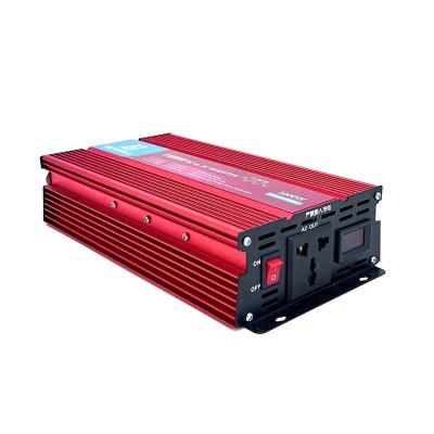 China Hot Sale Smart 1500w 12v/24v/AC 110v/220v Shell Hardware Bewell DC Modified Sine Wave Power Inverter for sale