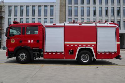 China PM80/SG80 Feuerwehr- und Rettungsfahrzeuge Leiter Feuerwehrmaschine Howo Wasserbehälter 19450KG zu verkaufen