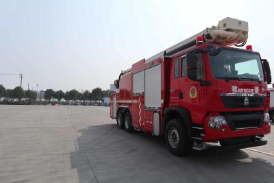 Cina JP32 HOWO 341KW Torre d'acqua Camion pompieri Motore pompieri Dali CB10 100-PSP1600 in vendita