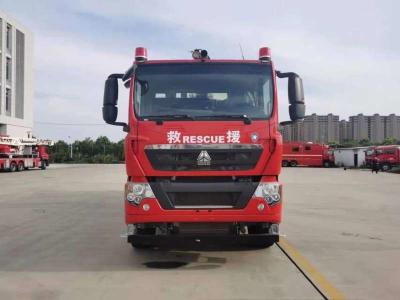 Cina JP18 HOWO Camion pompieri torre d'acqua 16kW/T Camion pompieri a schiuma Sinotruk in vendita