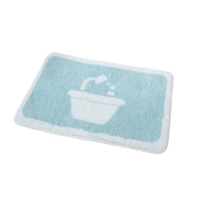 China Washable Hot Sale Bath Rug Microfiber Spuer Soft Quikc Drying Skid Resistant Bath Mat for sale