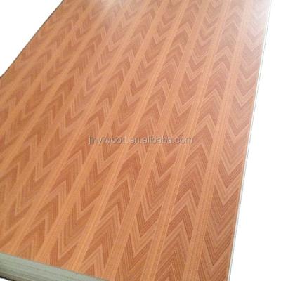 China Industrial Golden Beech / White Oak PU Paper Liner MDF for sale