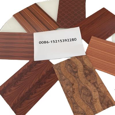 China Modern 2.5mm 2.7mm 4.5mm PU Sheeting Fancy Paper MDF for sale