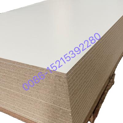 China Water Resistant White Color Melamine Chipboard / Particle Board for sale