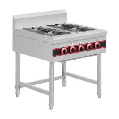 China Commercial Stainless Steel Professional Restaurant Stainless Steel Gas Cooking Range Used Gas Stove with 4 Burners BN-4K for sale