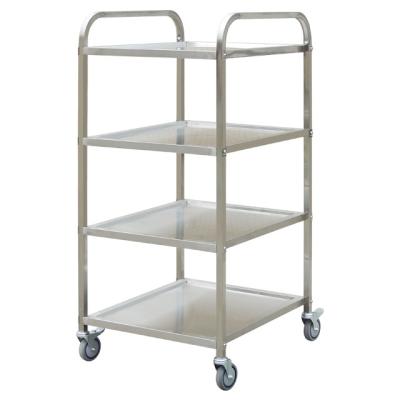 China Trolley With Wheels Medical Dressing Trolley / Stainless Steel Medical Trolley BN-T26 for sale