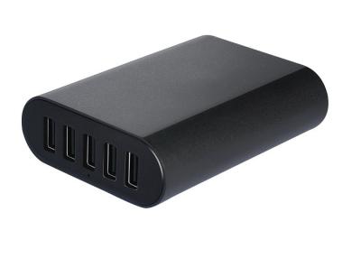 China Tablet Power Bank 50W USB Multi Port Charger High Output , 5 Ports USB Charger for sale