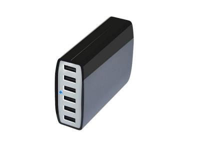 China 50HZ - 60 HZ Multiple Port USB Charger 12A 60W With LED Power Indicator for sale