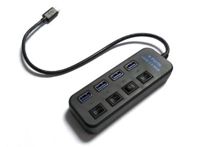 Chine Type indépendant adaptateur de HUB de C, d'USB de commutateur électrique hub d'USB actionné 4 par ports à vendre