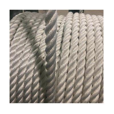 China Polyamide / Nylon Manufacturers Supply Polyamide Fiber 3 Strands Marine Rope For Large Ships for sale